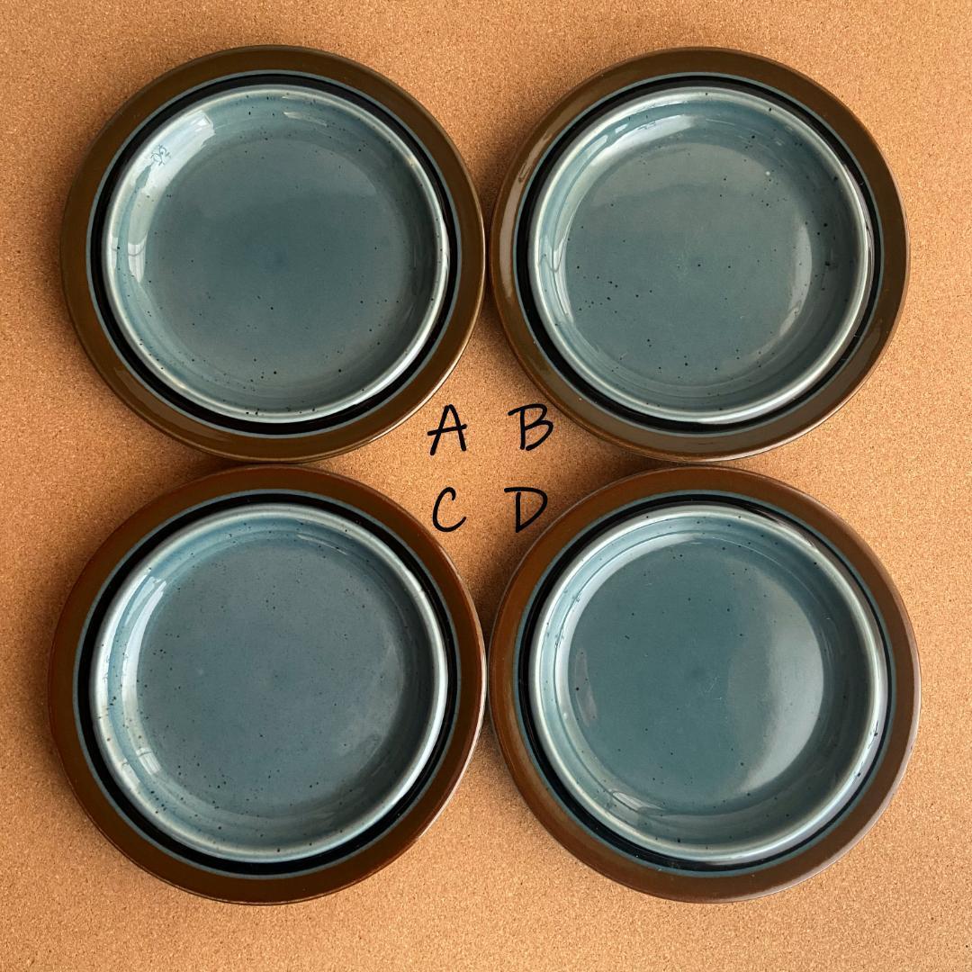 ＊北欧 ヴィンテージ＊アラビア Meri メリ プレート Φ17 小皿 2枚AB