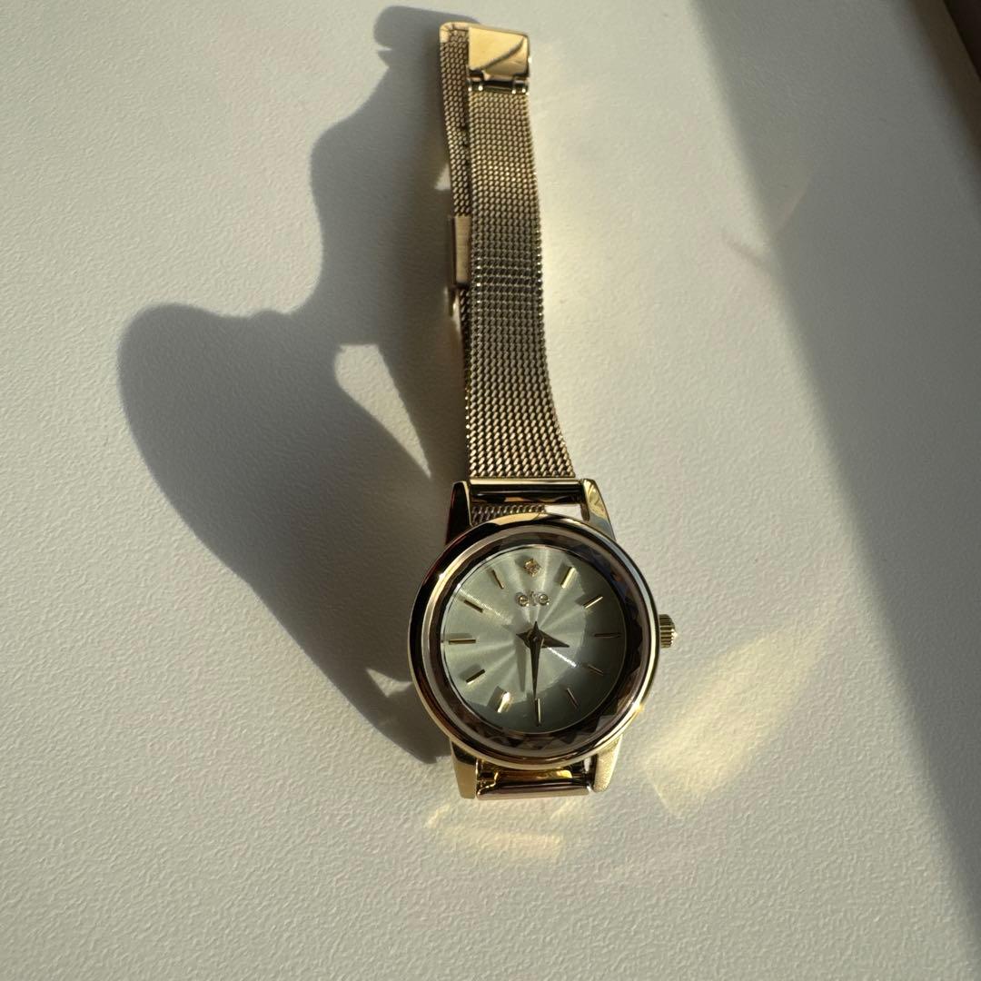 最安　ソーラーウォッチ メッシュベルト　ete