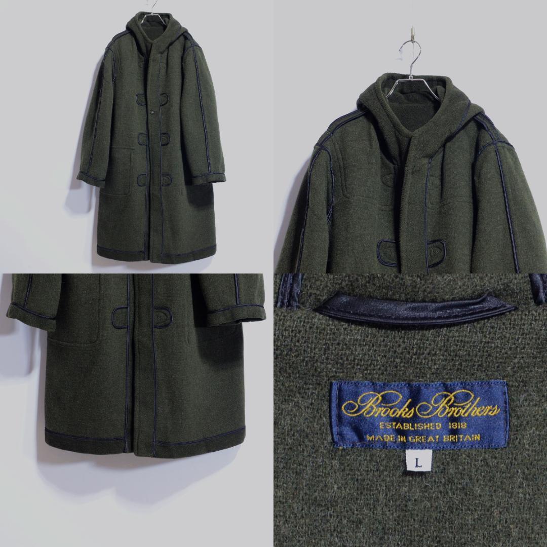 激レア超極上品 ムーアブルック ブルックスブラザーズ 杢緑 ダッフル L