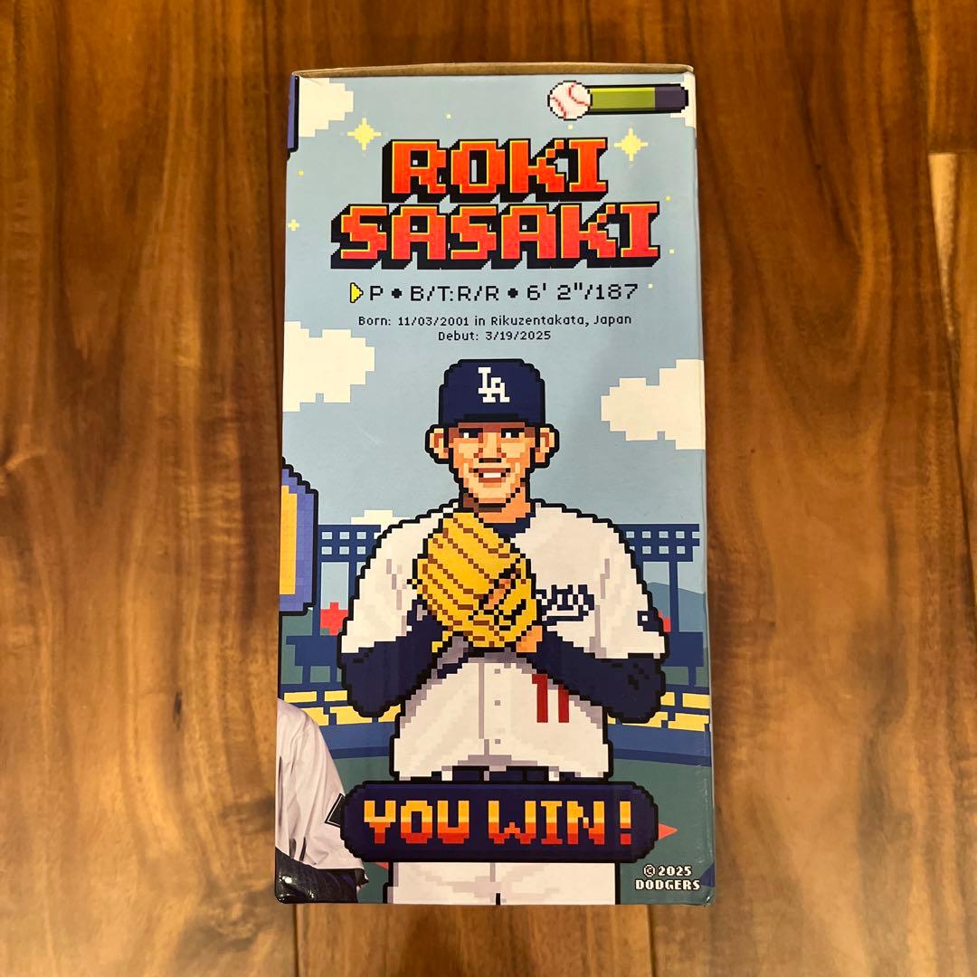 【新品】ロサンゼルス・ドジャース 佐々木朗希選手　ボブルヘッド