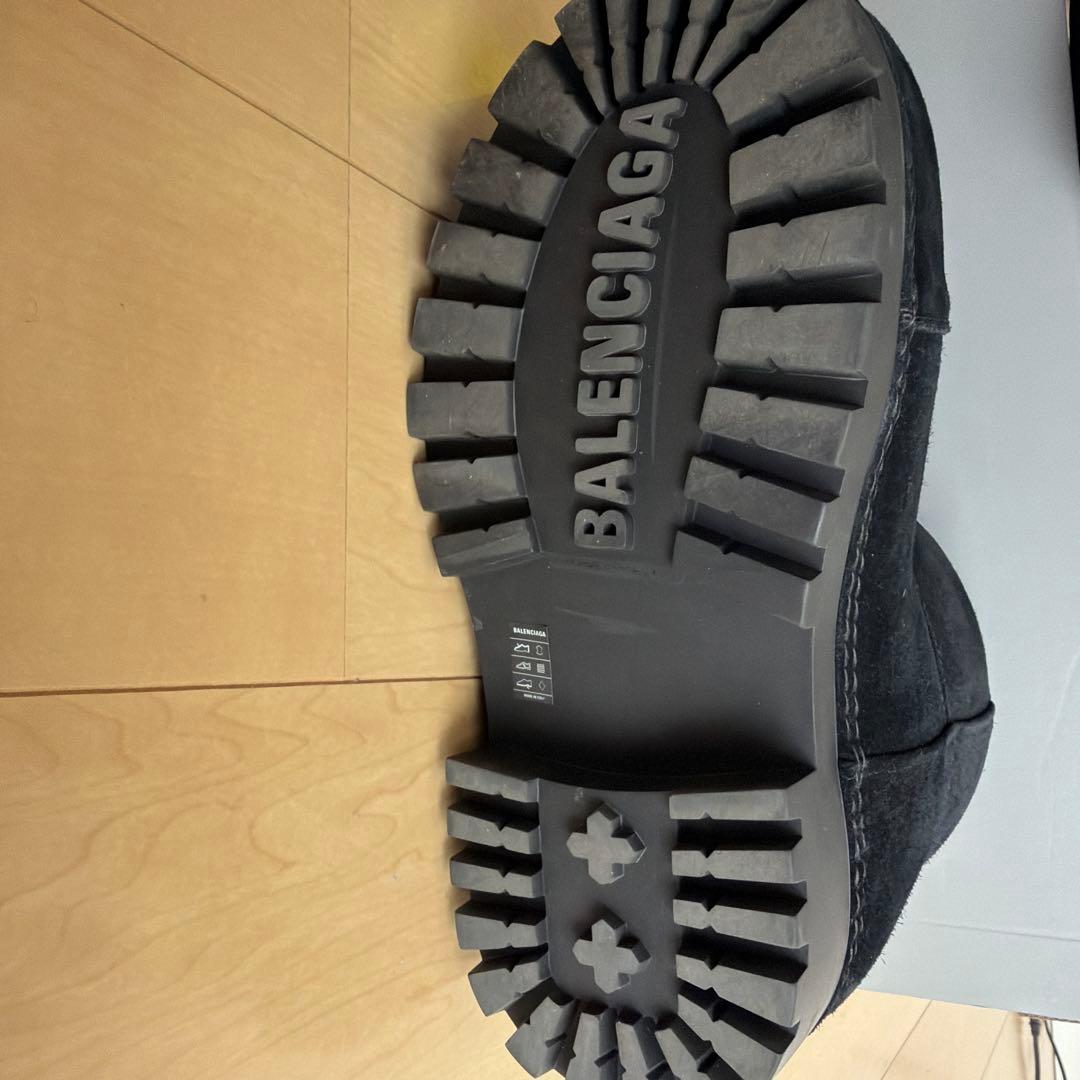 バレンシアガ ALASKA アラスカファースウェードショートブーツ メンズ 41