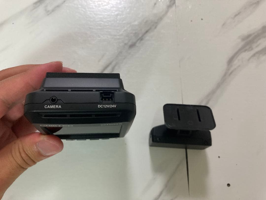 コムテック HDR360GW 前後2カメラ　ドライブレコーダー360度