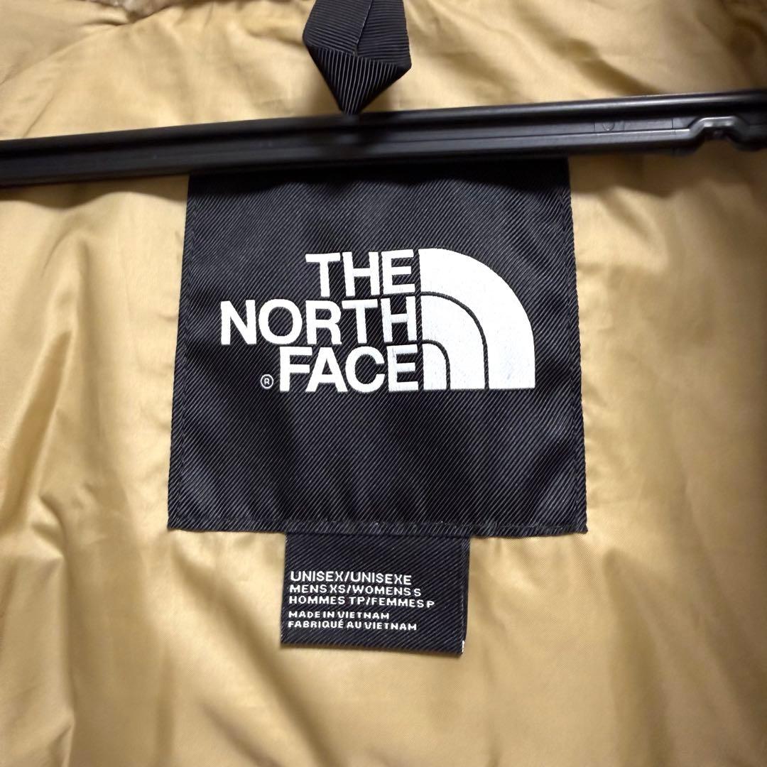 the north face ボア ベージュ ヌプシ ダウン メンズxs