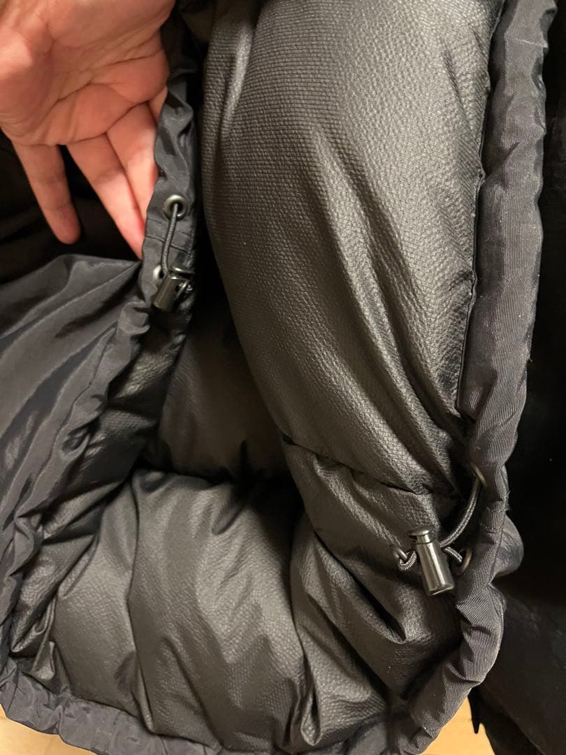 challenger down jacket ブラック