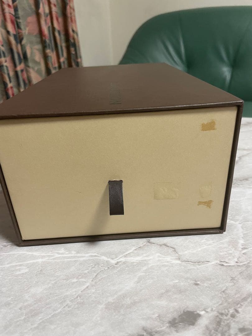 Louis Vuitton リボン付きミュール ダークグレー・ピンク