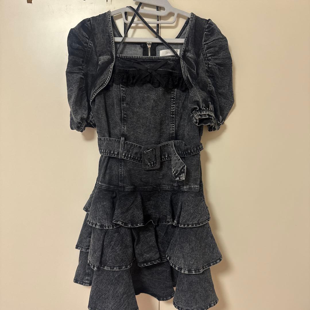 pium ピウム ティアードフリルミニワンピース