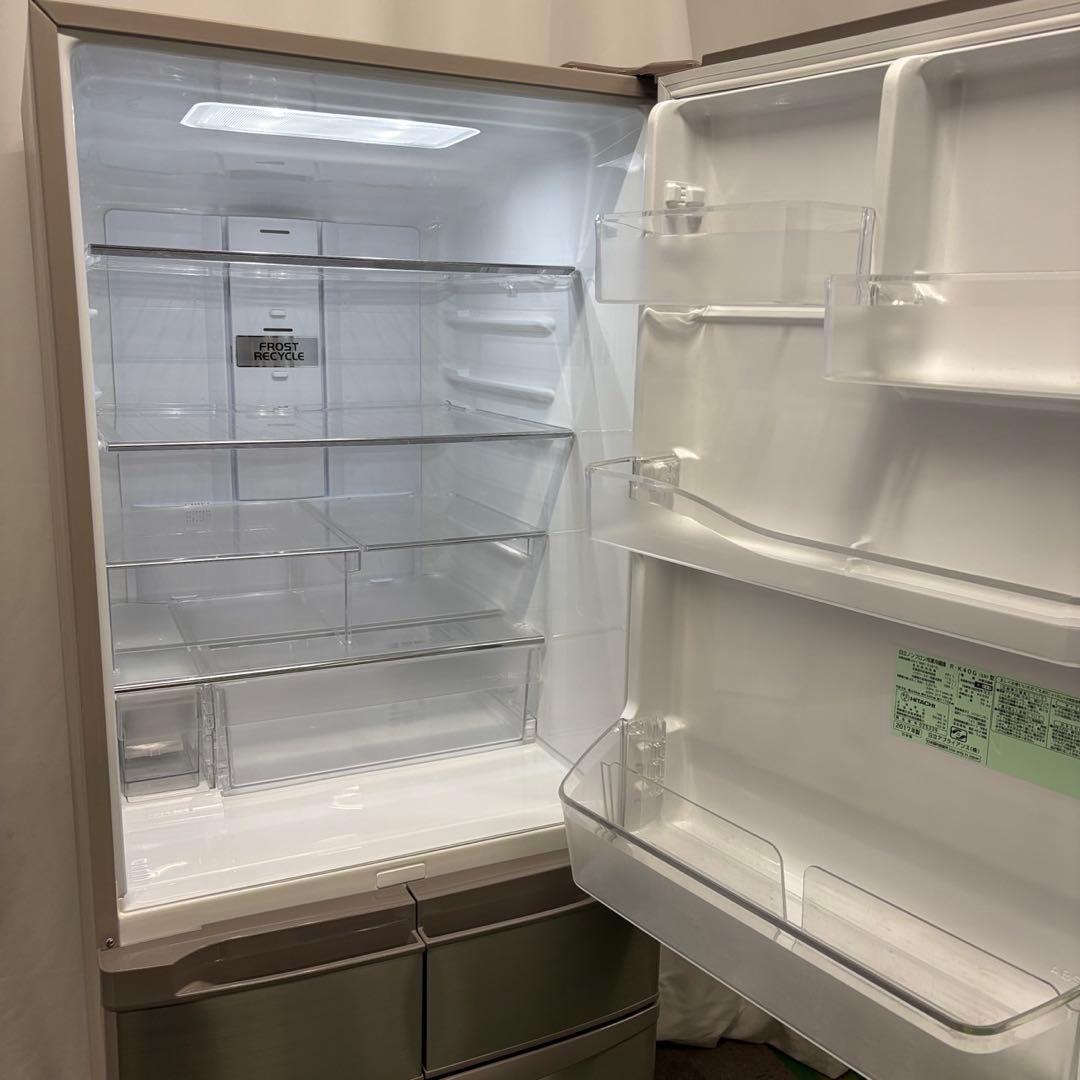 104　冷蔵庫　日立　大型　400L　右開き　綺麗　中古　設置無料　安い‼️