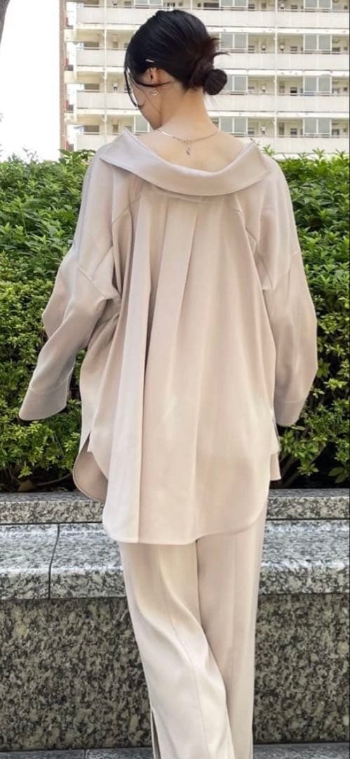 ダブルサテンビックシャツ