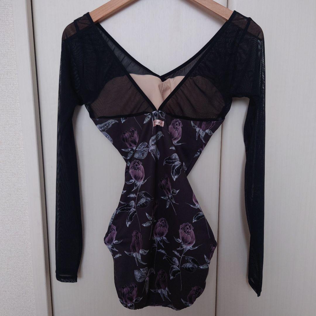 stinaレオタード Noire Rose espresso　サイズM