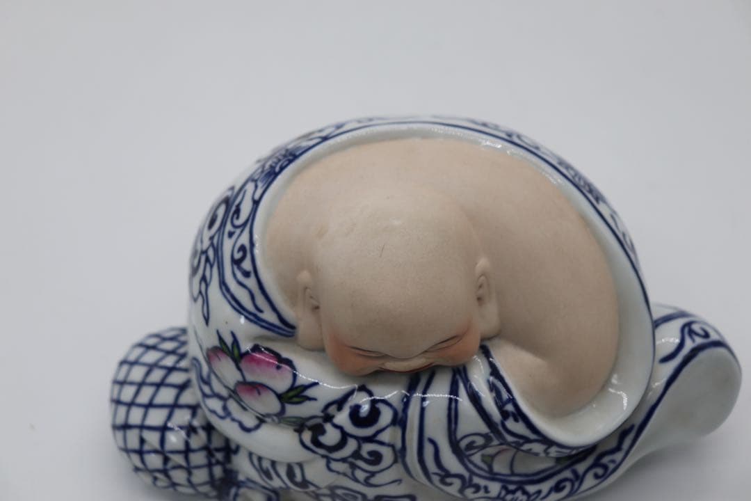 中国　景徳鎮　布袋　磁塑廠出品　送料込み0206