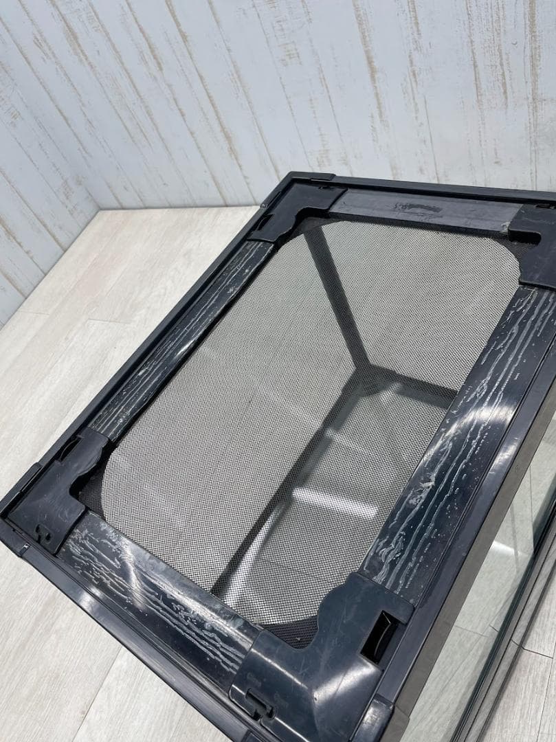 爬虫類ケージ ガラス製 メッシュ蓋 58.5×44×45㎝ 飼育ケース