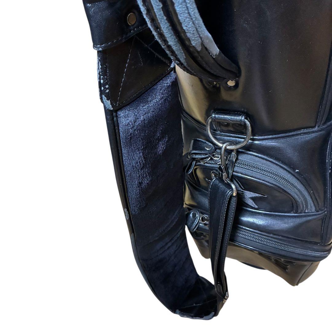 希少✨パーリーゲイツ BLACK/GOLD キャディバッグ 46インチ 6分割