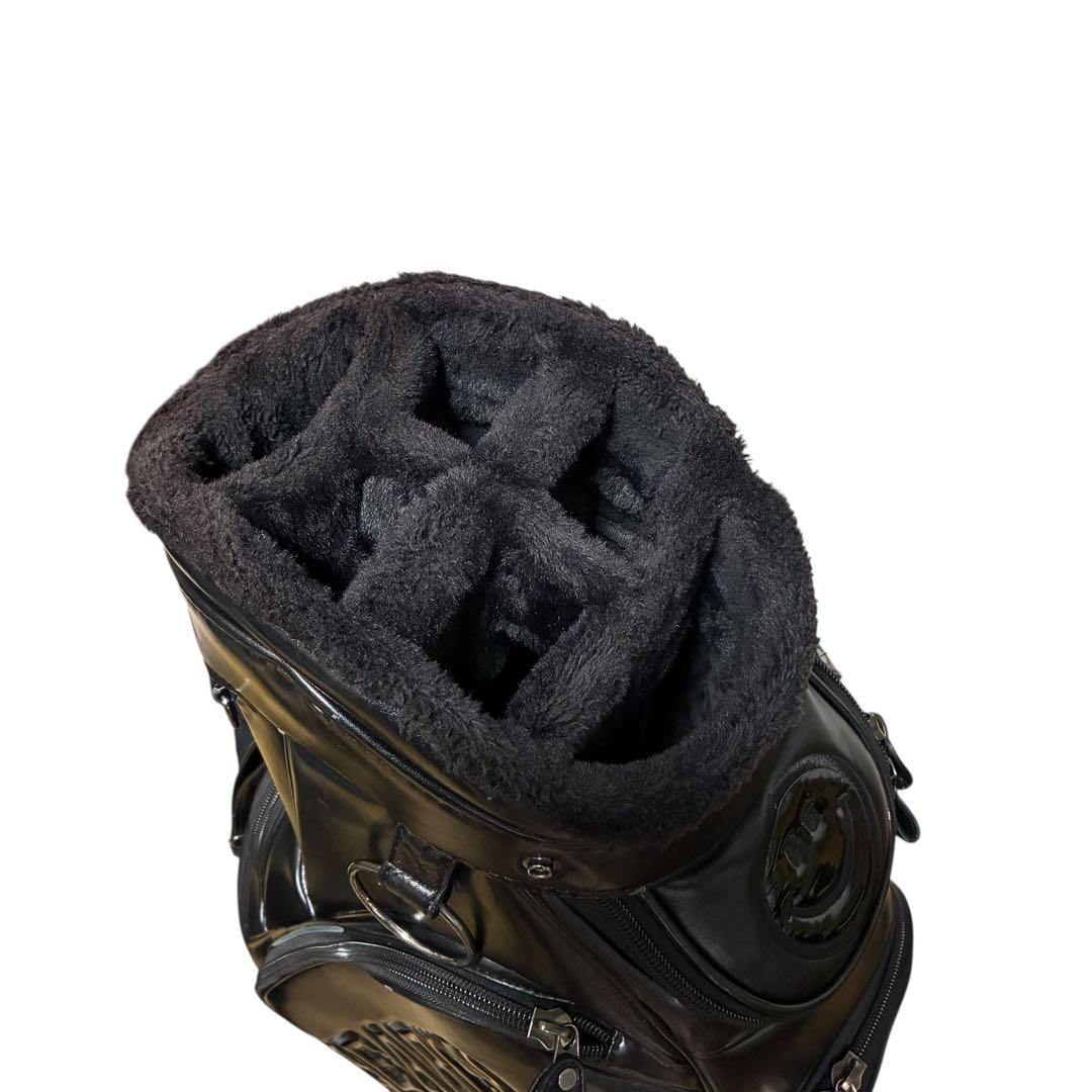 希少✨パーリーゲイツ BLACK/GOLD キャディバッグ 46インチ 6分割