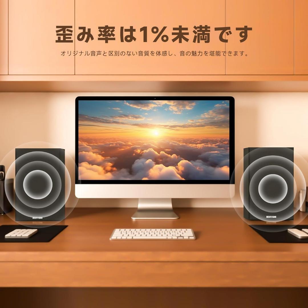 BESTISAN ブックシェルフスピーカー SR01 Bluetooth対応