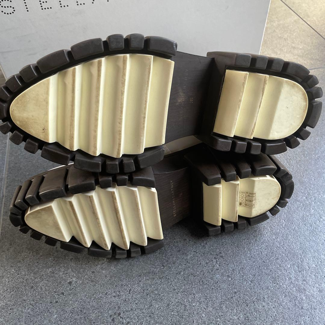 STELLA McCARTNEY サイドゴアブーツ ホワイト38 エミリー⭐︎最終