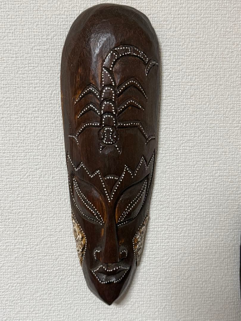 インドネシア・バリ島で現地購入したハンドメイドの置物2点セット