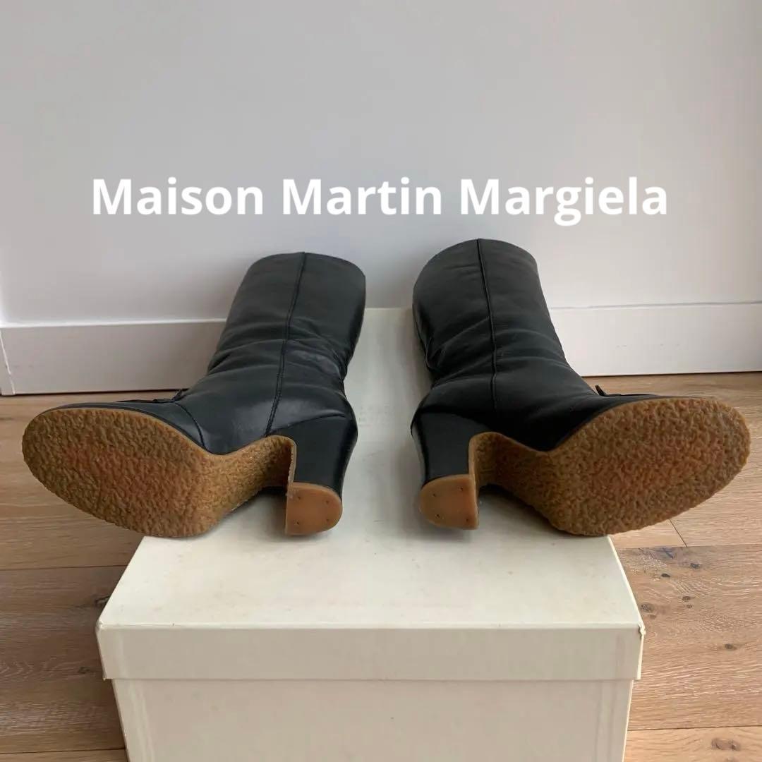 名作⭐️試着のみ極美品⭐️メゾンマルタンマルジェラ⭐️ロングブーツ23cm⭐️