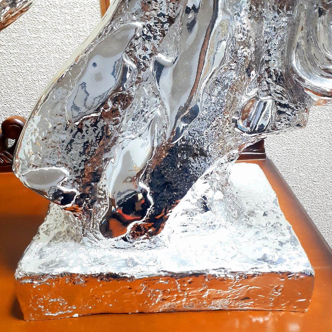 輸入雑貨　イタリアンクラッシック　『シルバーホース』　オーナメント　エレガント