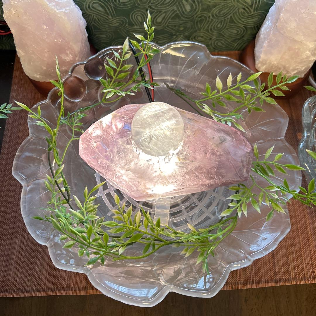 ✨破格✨絶品‼️アメジスト☆噴水☆天然石☆ファウンテン☆秘蔵品⭐︎高さ17㎝⭐︎レア⭐︎