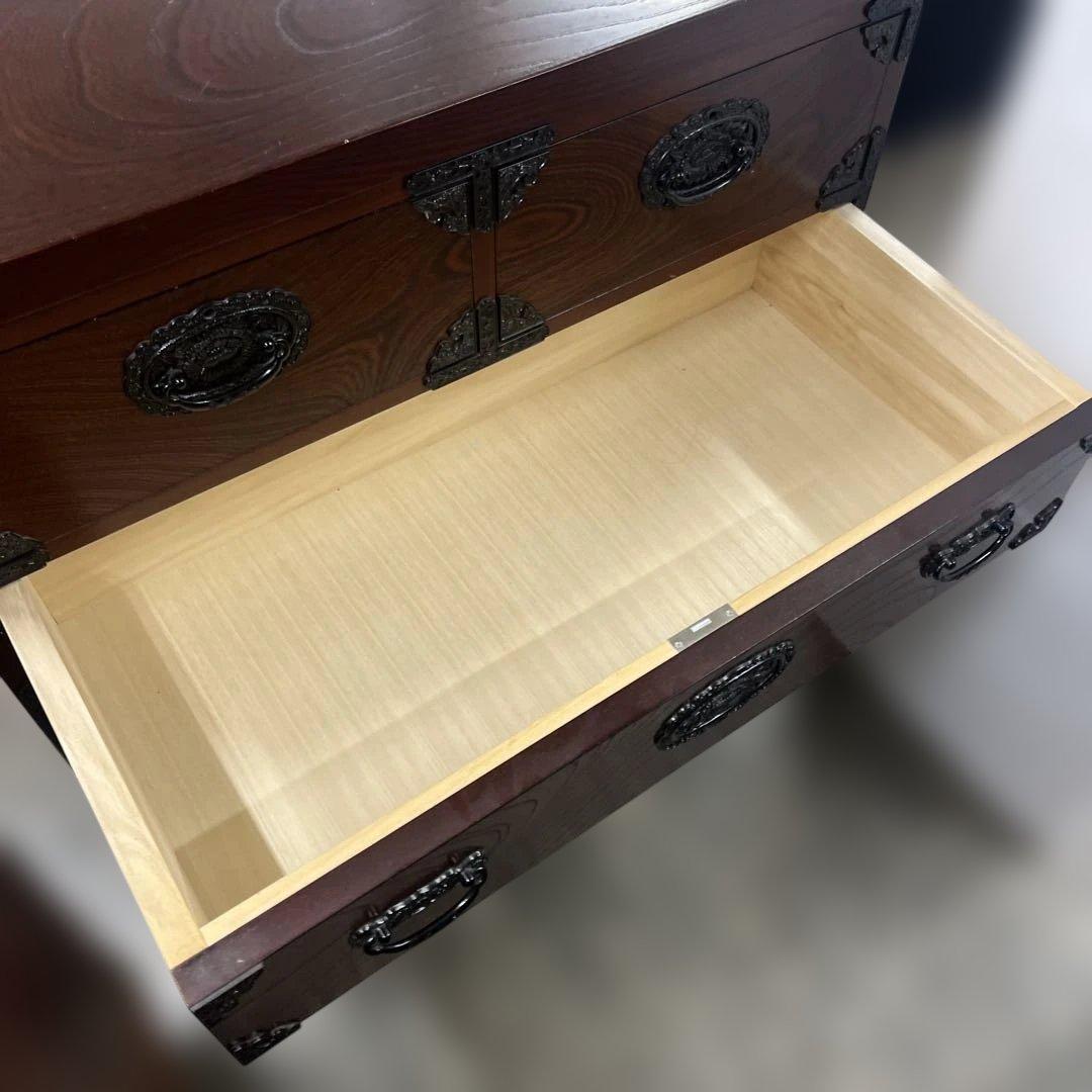 【吉野民芸】◆時代箪笥◇タンス◆鍵なし◇程度良好