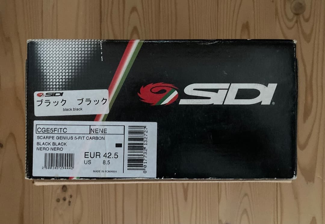 シマノのビンディングペダル と新品クリートセット、SIDIのビンディングシューズ