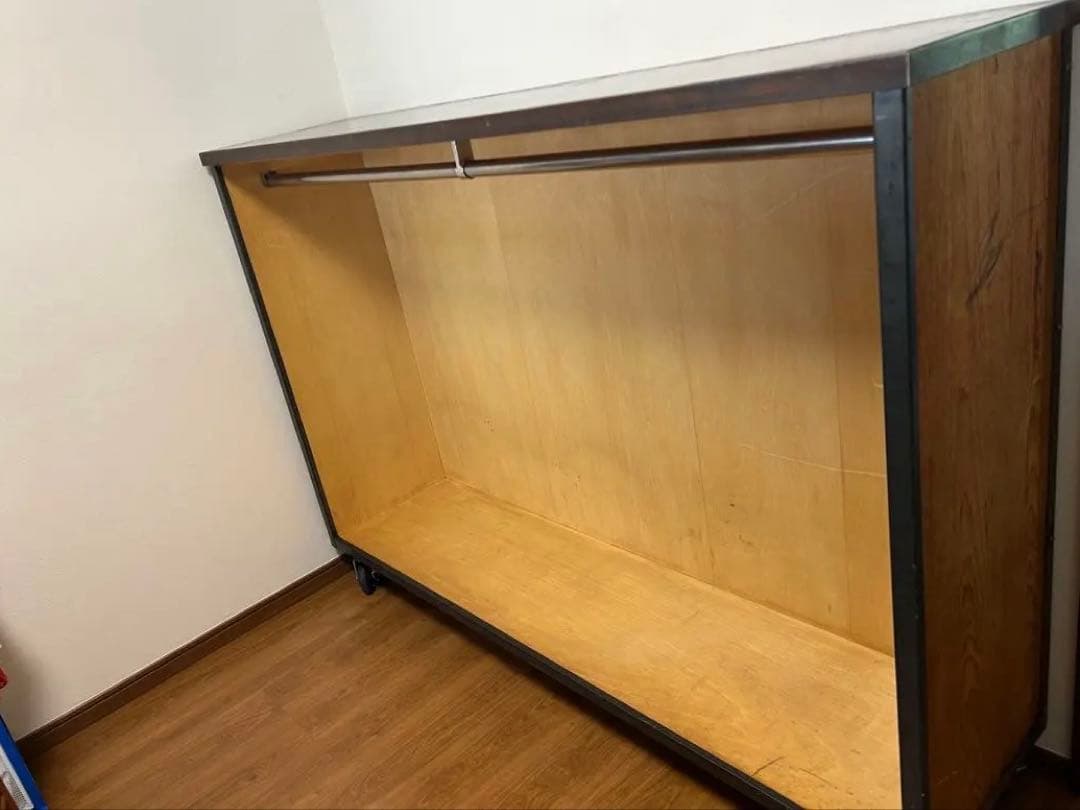 キャスター付　ヴィンテージ大型ハンガーラック