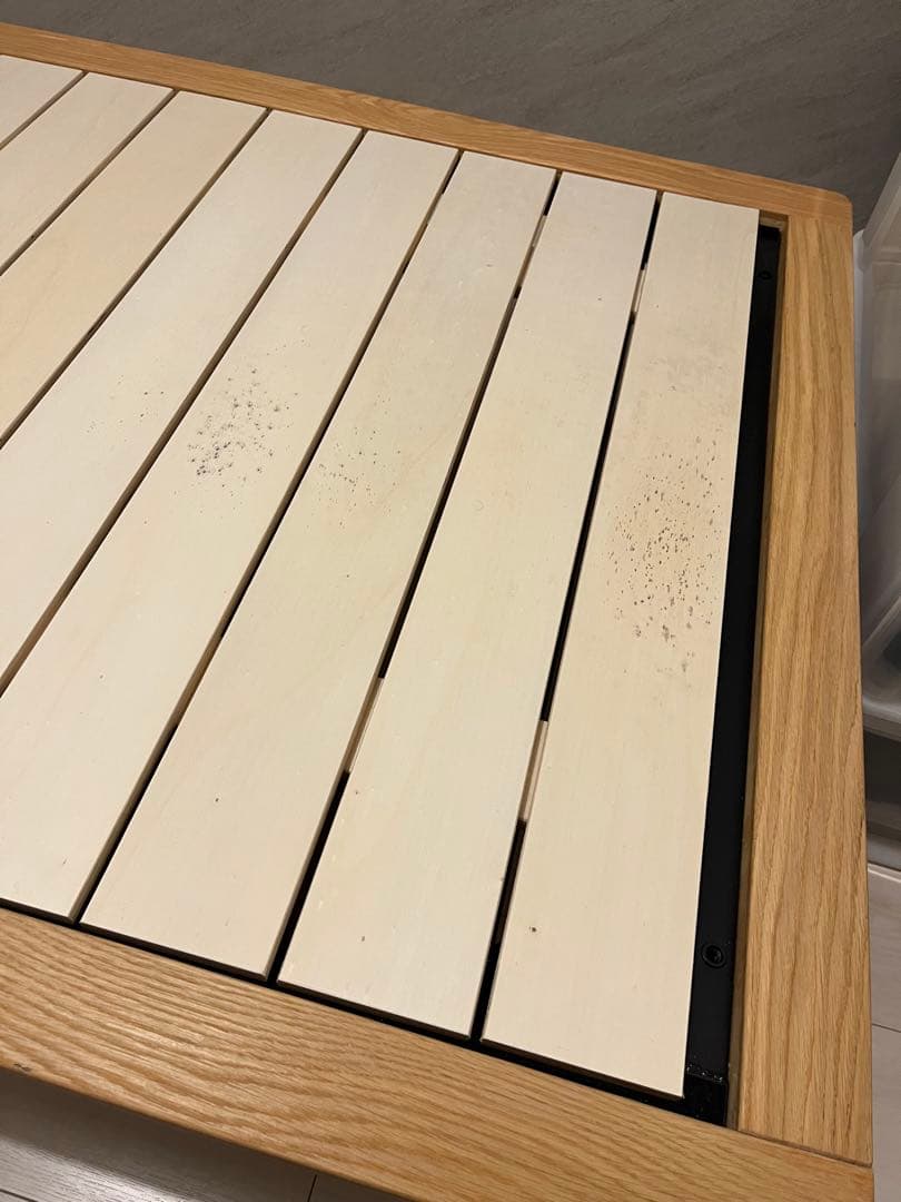 無印良品 ベッドフレーム 引き出し収納付き