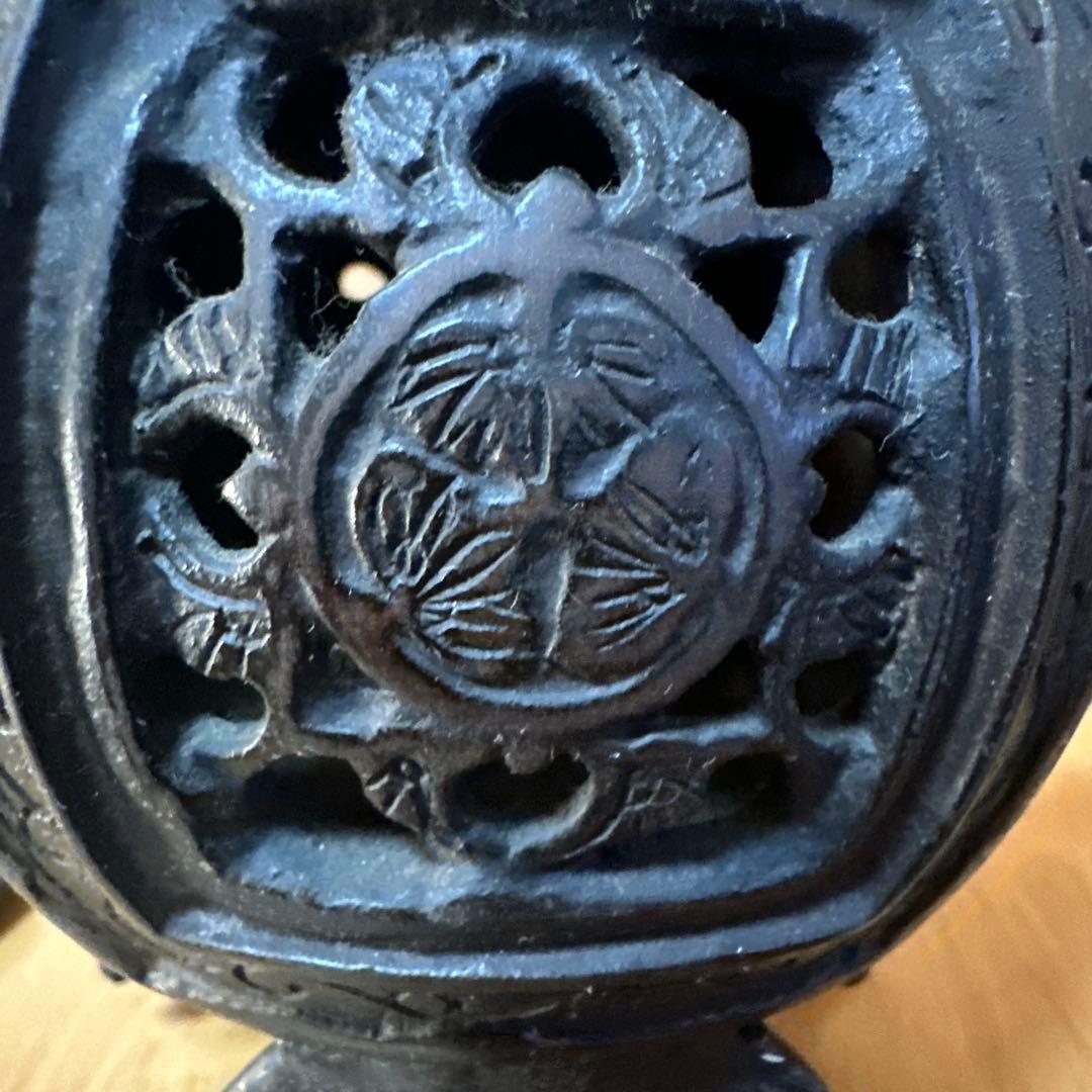 2566 銅製　大明宣徳銘　獅子香炉