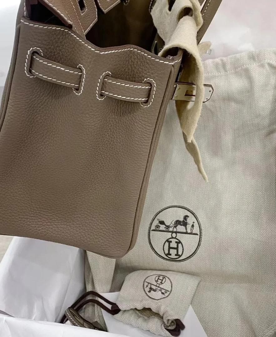 バーキン 25 ハンドバッグ エトゥープ