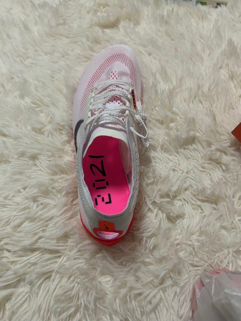 Nike エリート スパイクシューズ ホワイト/ピンク/オレンジ