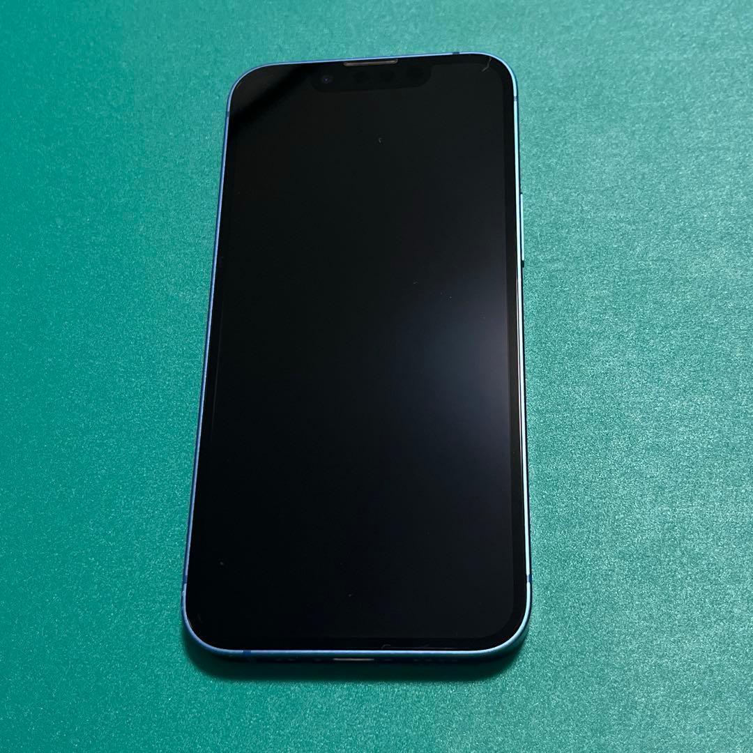 【美品】iPhone 13 mini ブルー 128GB 14
