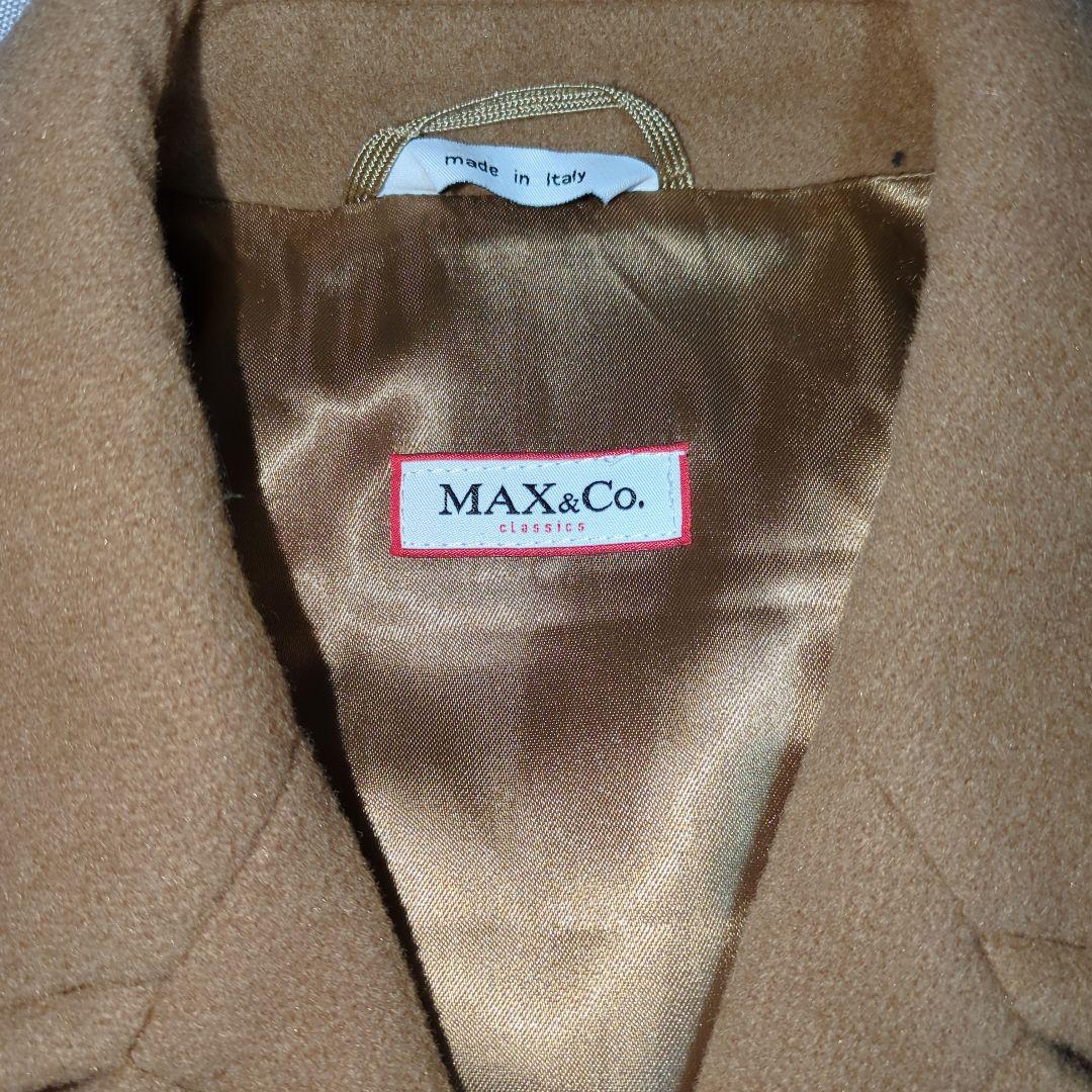 《美品》MAX&Co. キャメル ダブルブレストコート