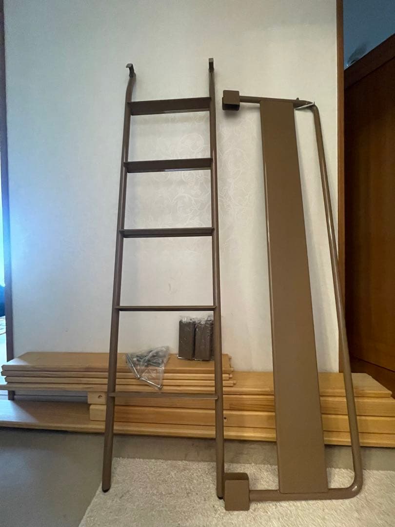 モモナチュラル　nico loft bed ロフトベッドはしご付