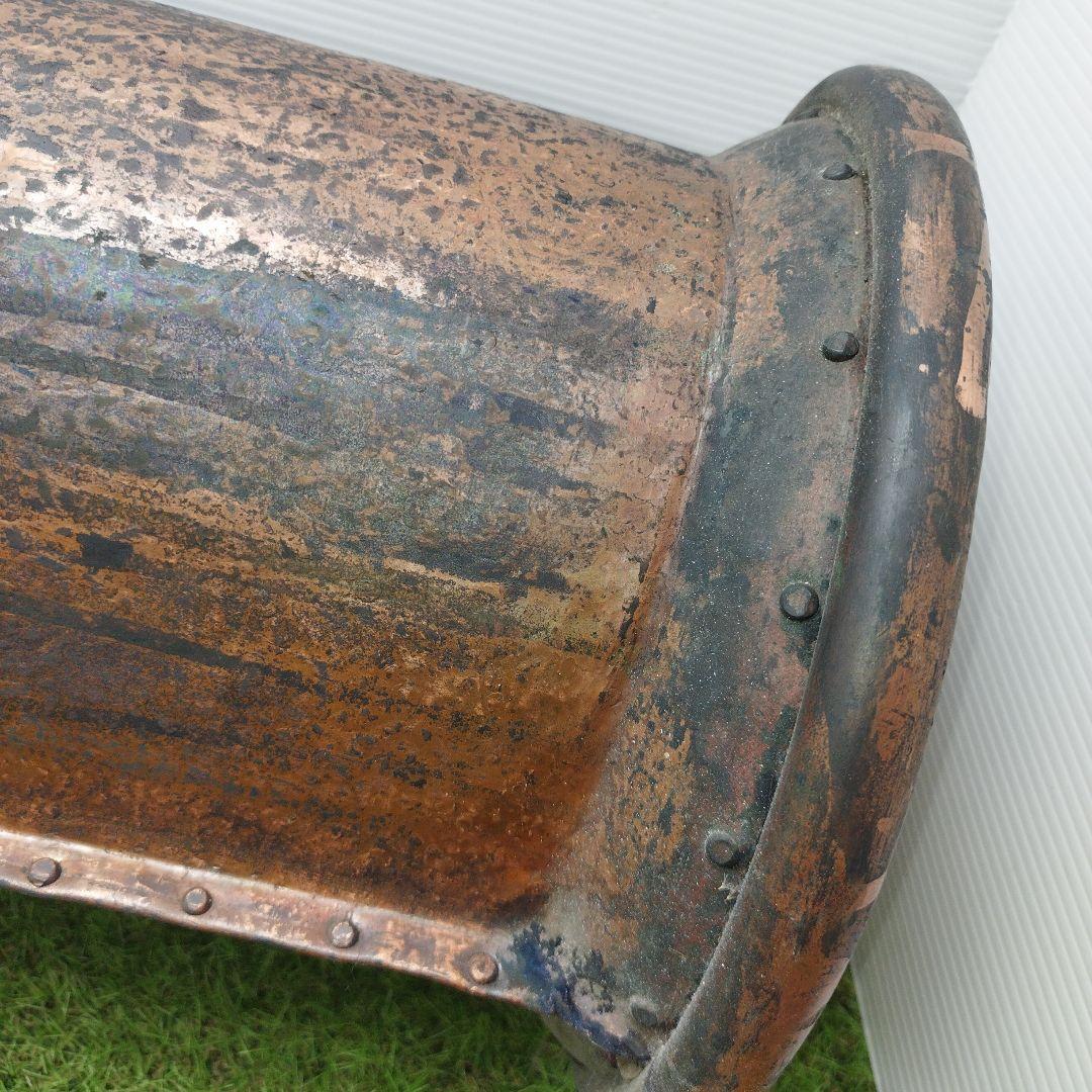 無骨 傘立て 銅製 アンティーク品