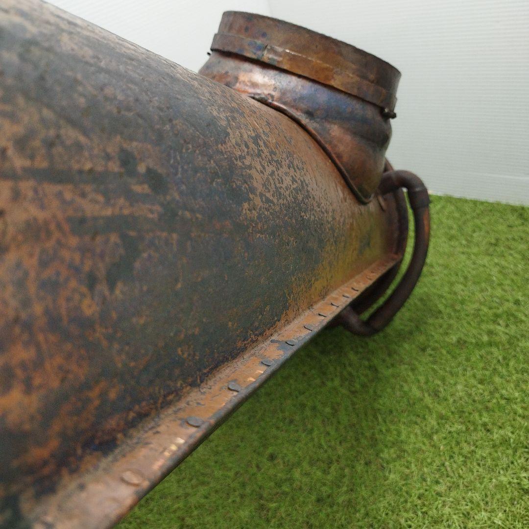 無骨 傘立て 銅製 アンティーク品