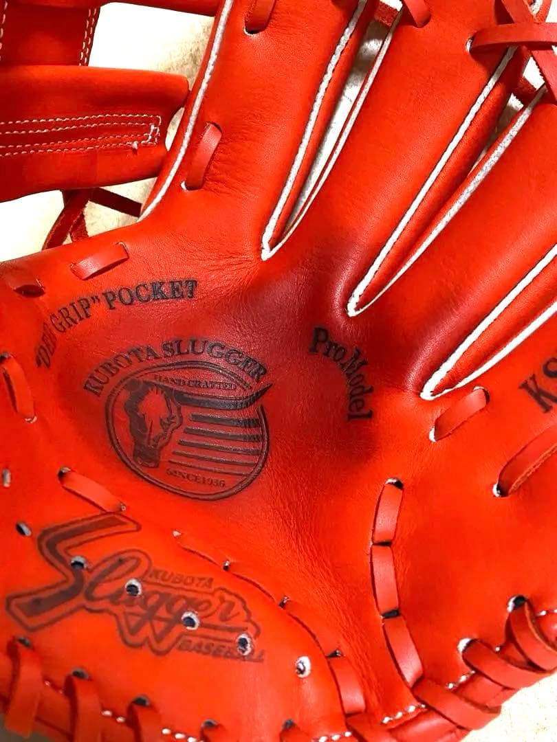 《新品未使用》久保田スラッガー軟式少年用グラブKSN-J6 Fオレンジ