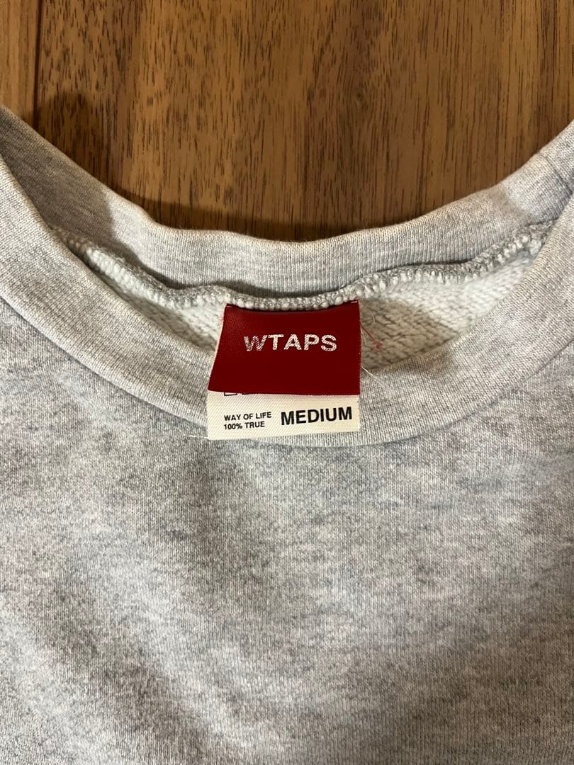 【WTAPS】15AW URBAN TERRITORY ロゴスウェット グレー