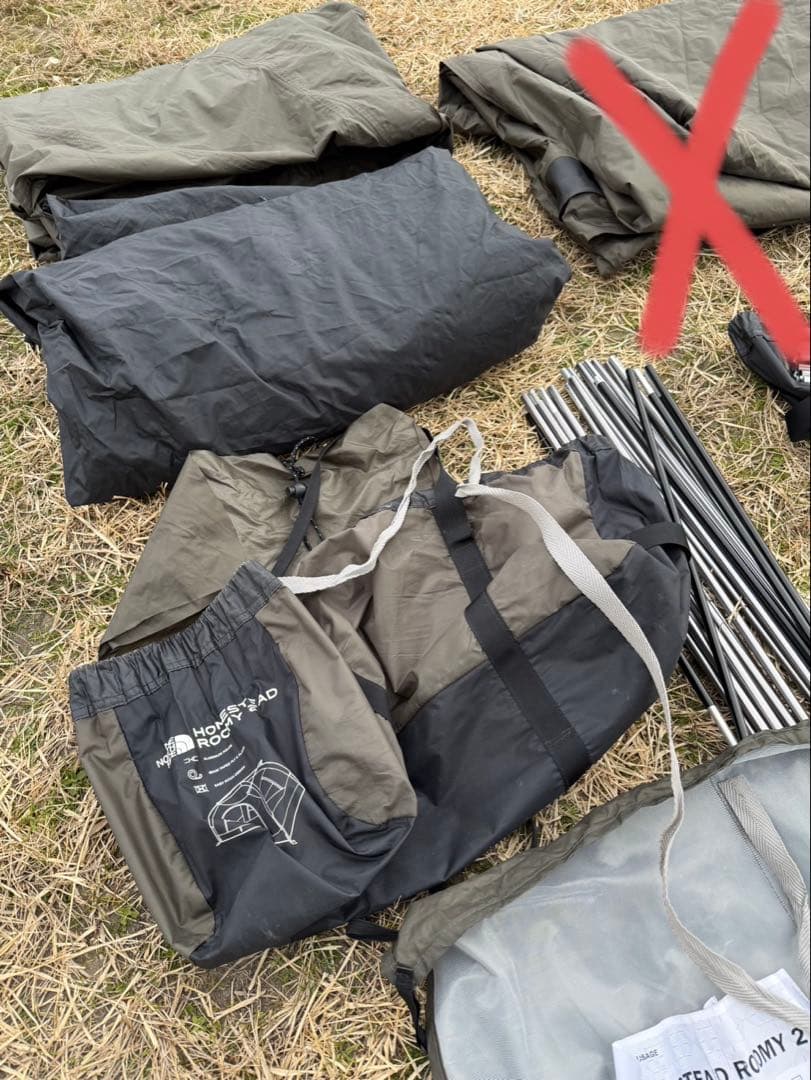 ノースフェイス　ホームステッドルーミー2 テントのみ