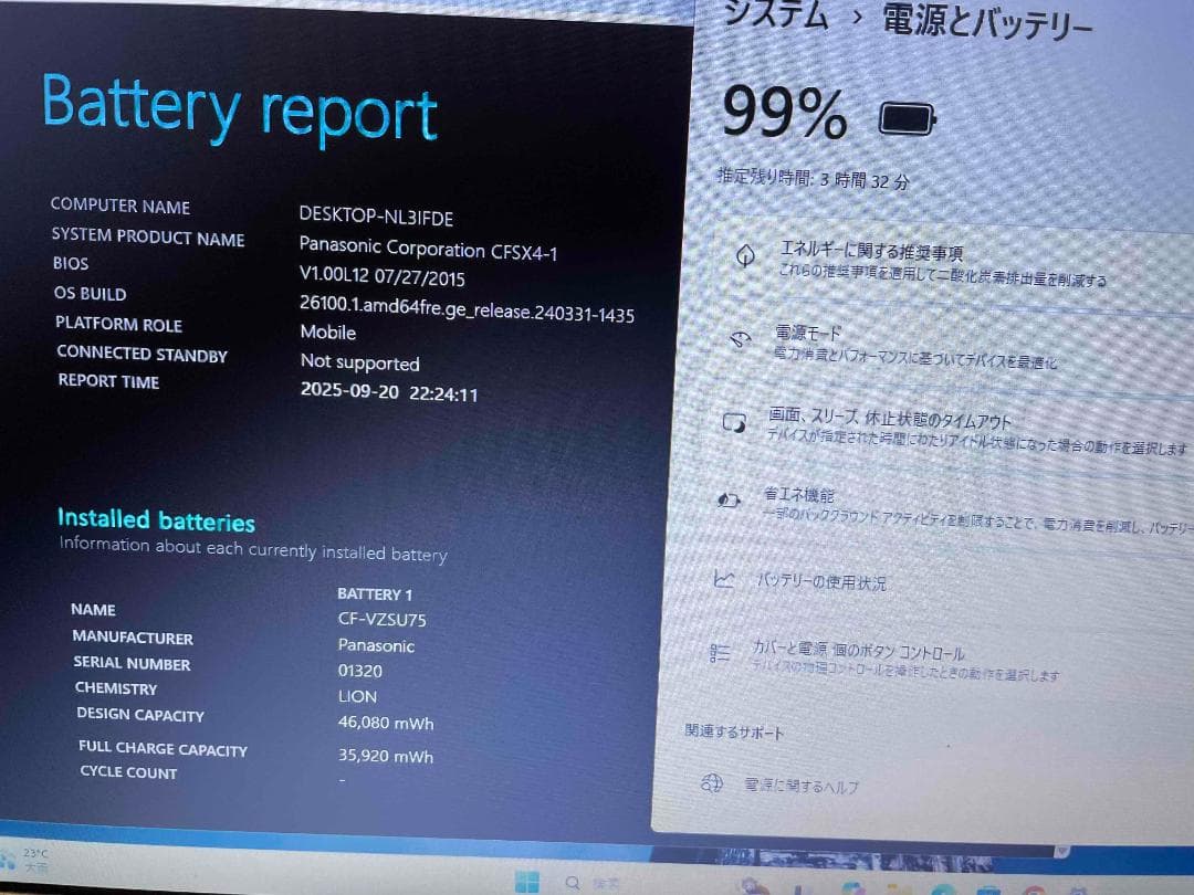Win11 Office搭載 CF-NX4 メモリ8GB SSD256GB