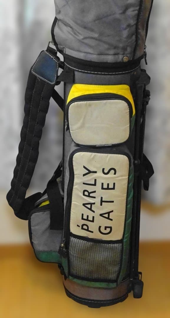 ヴィンテージ品 PEARLY-GATES キャディバッグ ゴルフ パーリーゲイツ