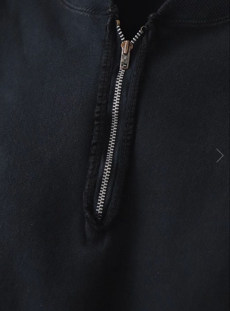 Y*a様 A.PRESSE Half Zip Rib Collar Sweats