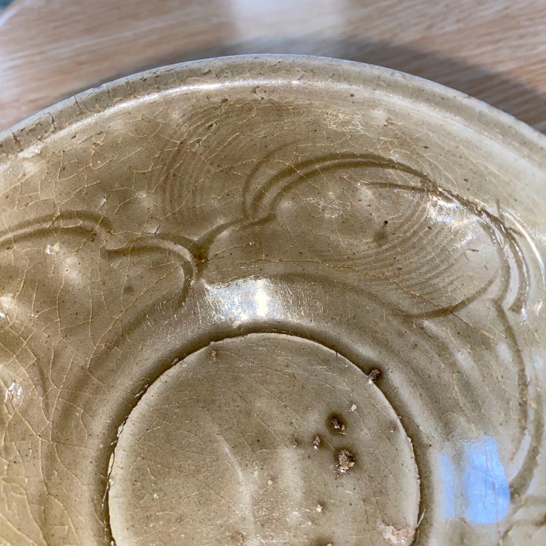 青磁茶碗　越窯　宋時代