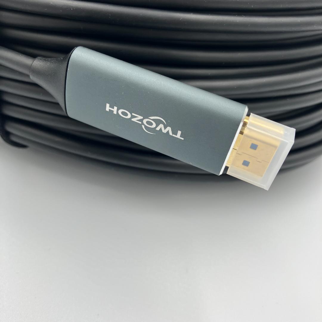 0210-03 美品 Twozoh HDMI 光ファイバーケーブル 100M