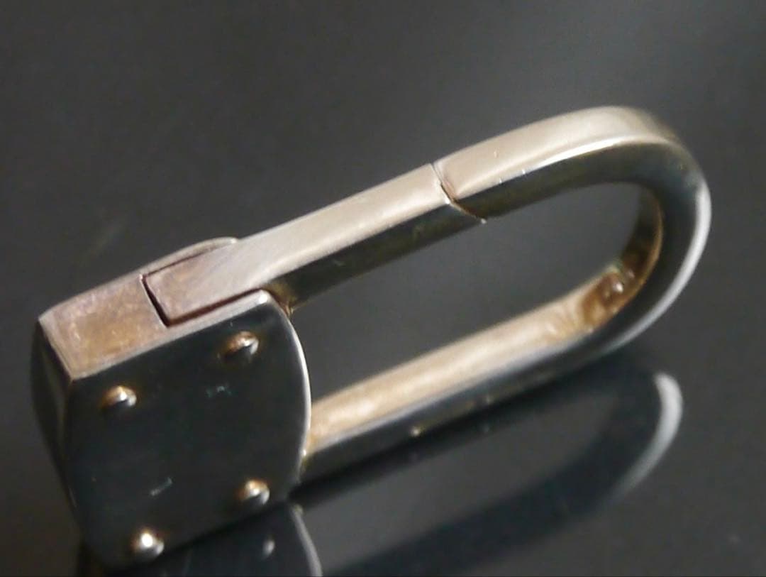 極上品 ティファニー キーリング カラビナ 南京錠 パドロック シルバー925