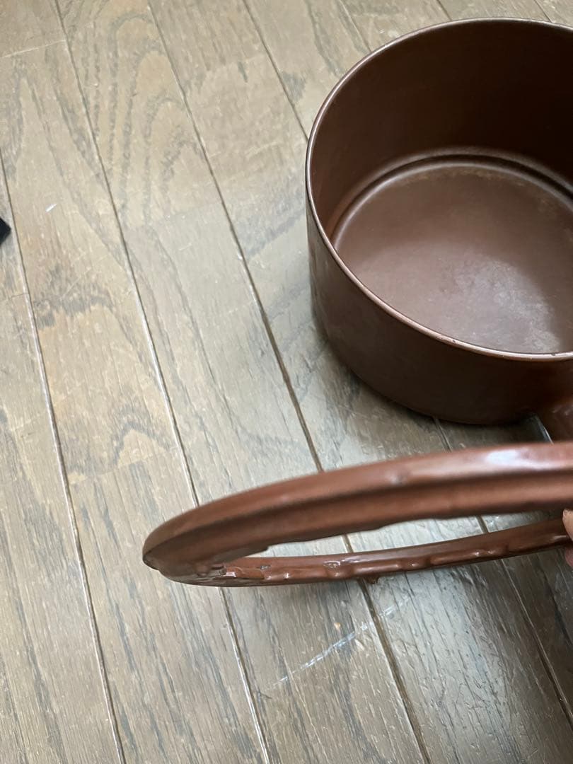 希少　廃盤　ヴィンテージ ストウブ　フォンデュ鍋　チョコレート色