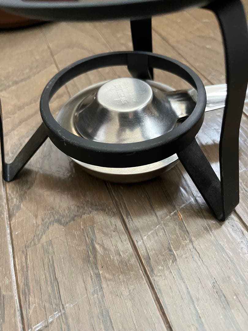 希少　廃盤　ヴィンテージ ストウブ　フォンデュ鍋　チョコレート色