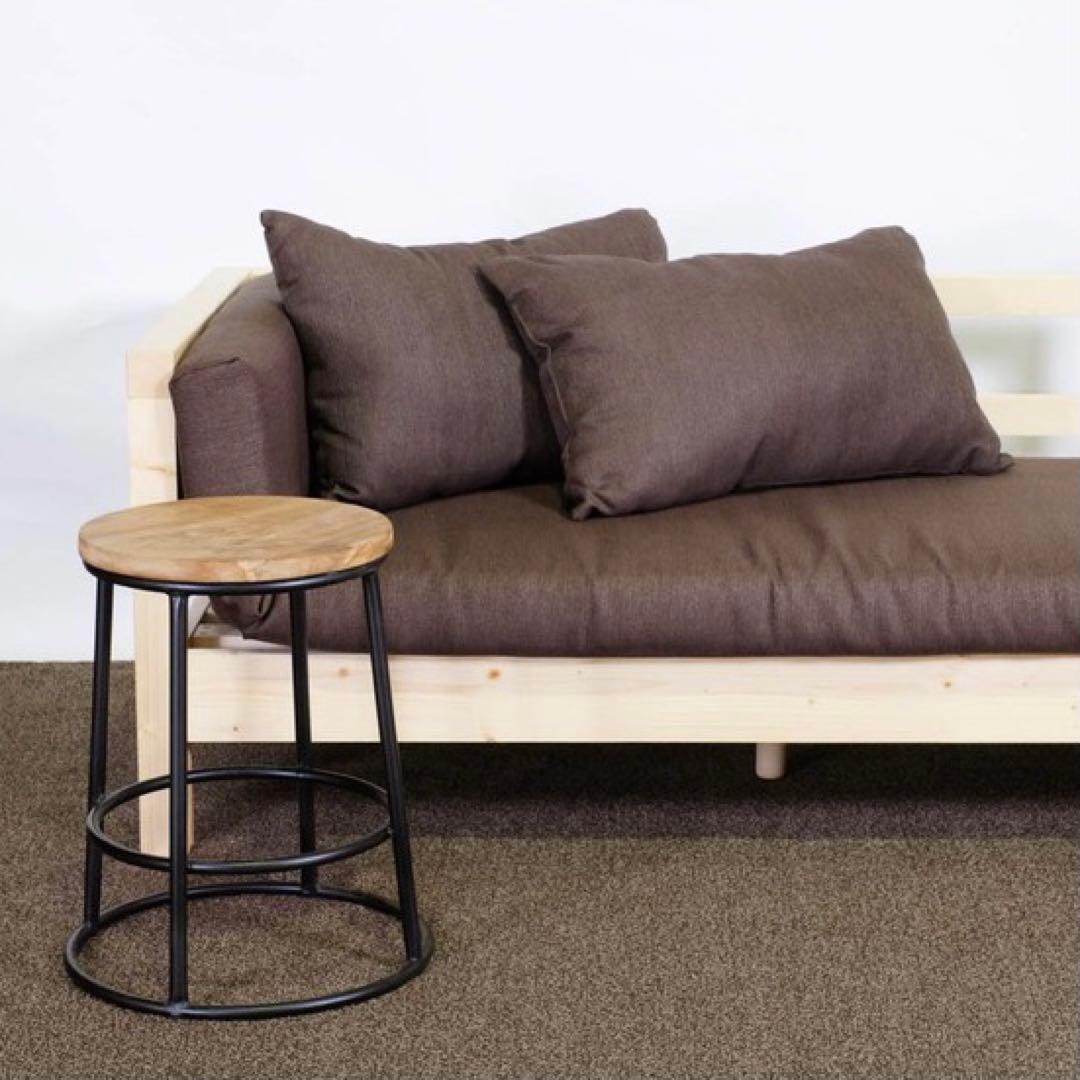 C 新品 カントリー テーブル アイアン サイド スタンド 飾り棚 机 物置き