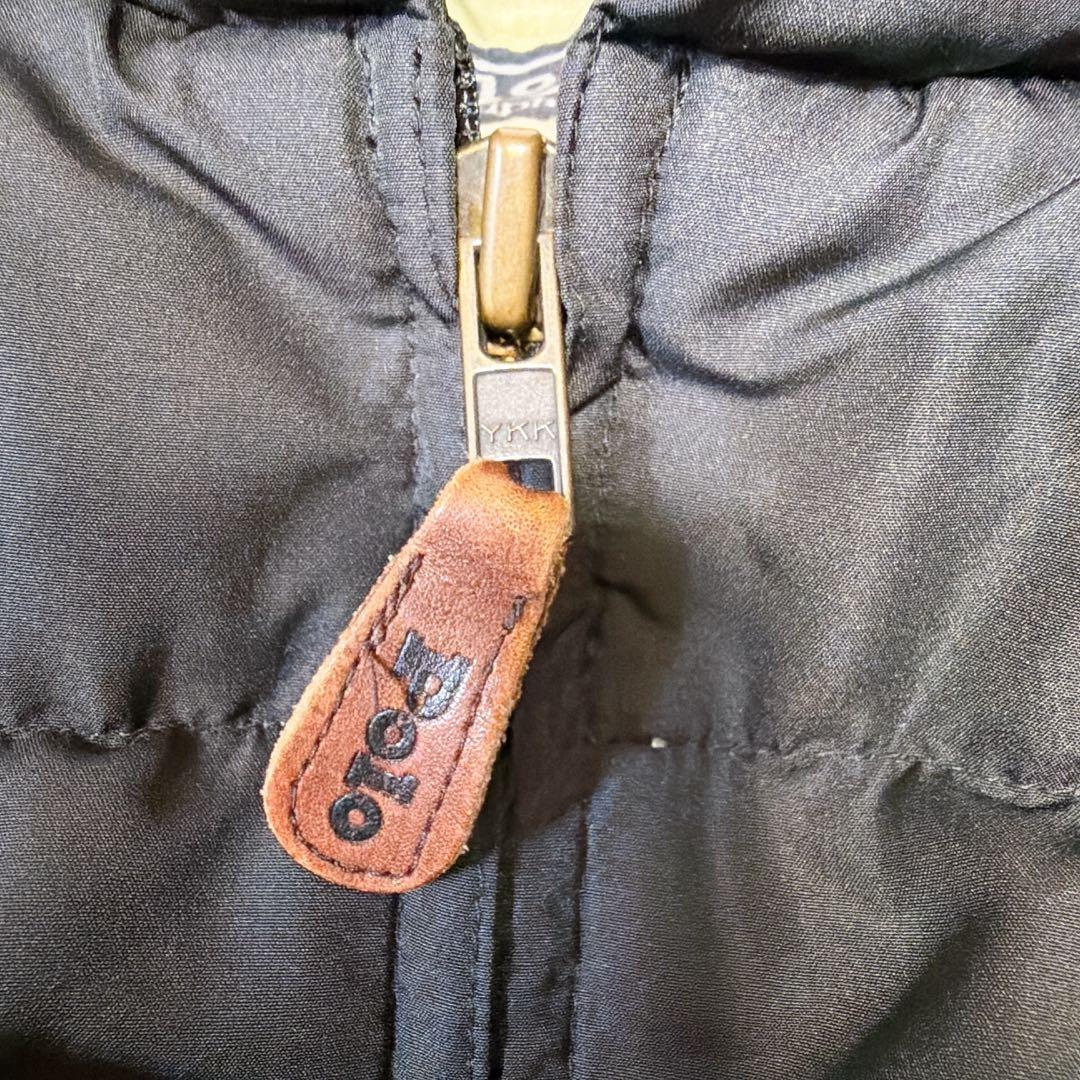 ポロバイラルフローレン ダウンジャケット ヌプシ ホースロゴ 90s 黒 M