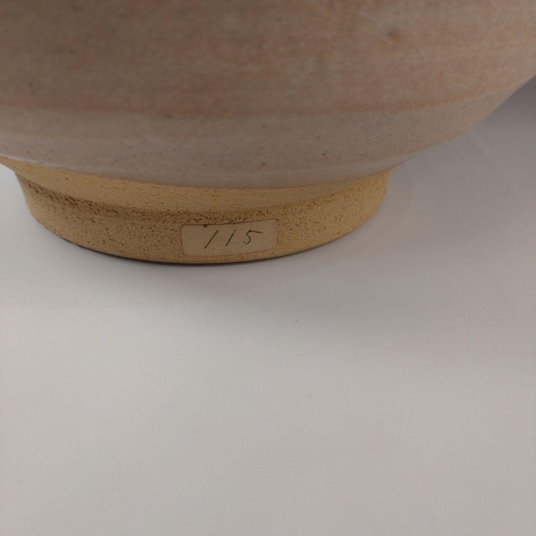 ア207 『小川幸彦　作』『唐津鉄絵　水指　共箱』塗蓋　茶道具