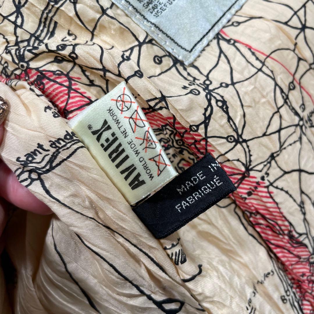 アヴィレックス　フライトジャケット　レザージャケット　ブラウン　10サイズ